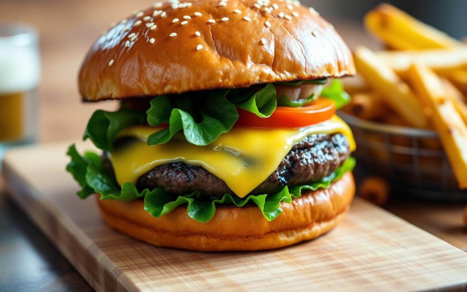 Cheeseburger artesanal