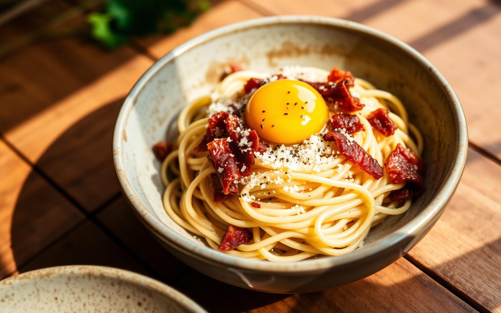 Espaguete à carbonara